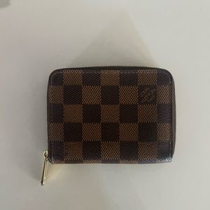 Louis Vuitton Zippy Coin Purse - Damier Ebene - Brown
